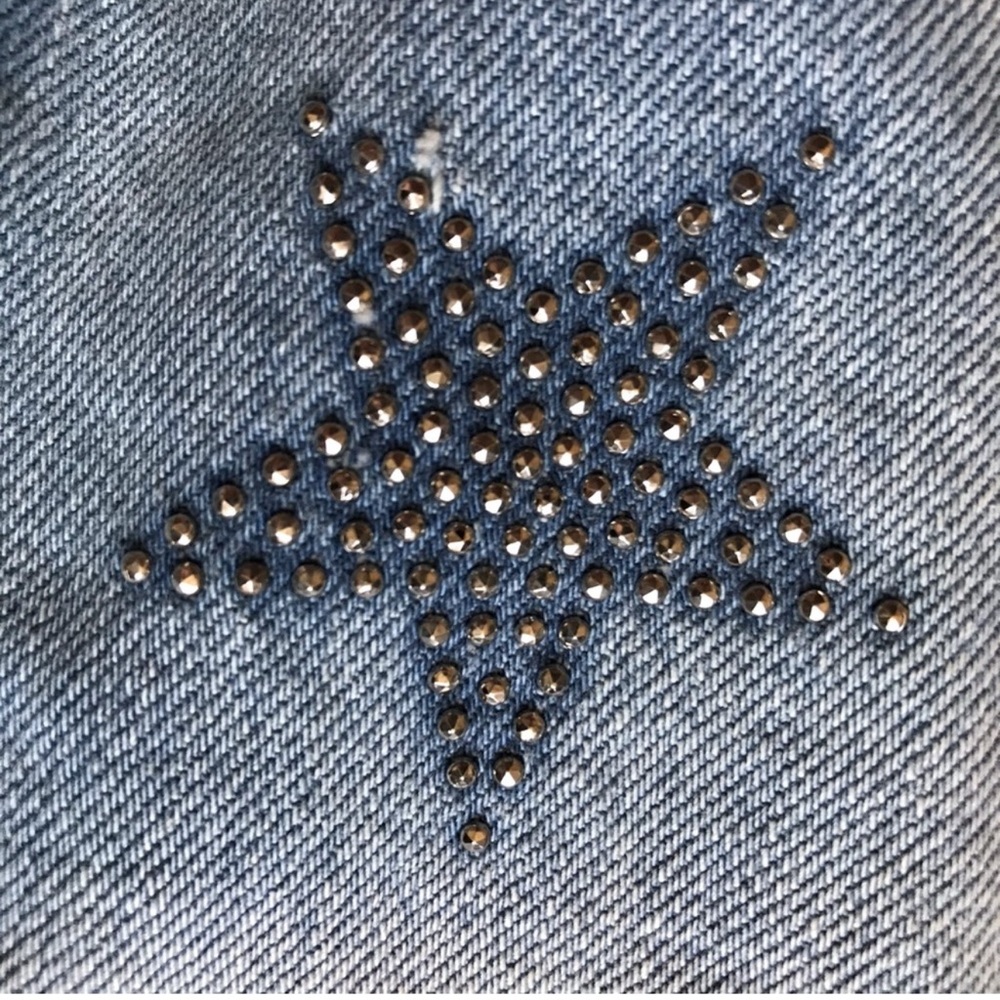 Hudson | NWT Krista Crop Studded Star Jeans